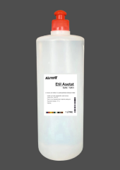Etil Asetat ÇÖZÜCÜ %99 1litre (Damla Kapaklı)